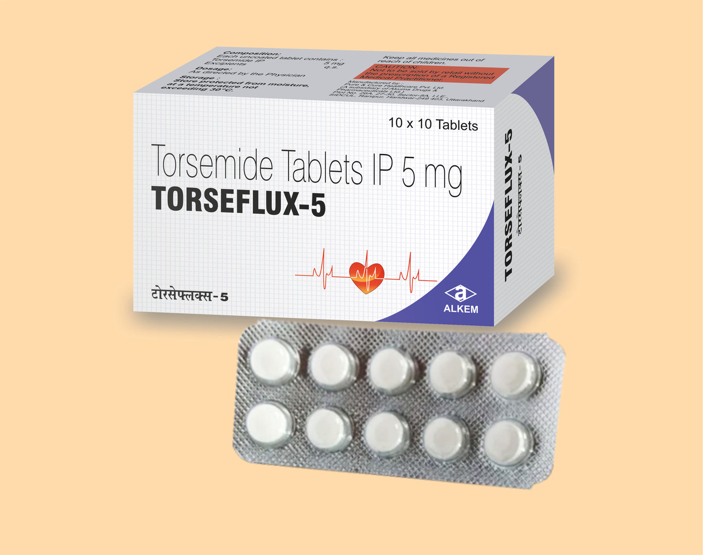 Torseflux - 5 Tablet (Torsemide 5 mg)