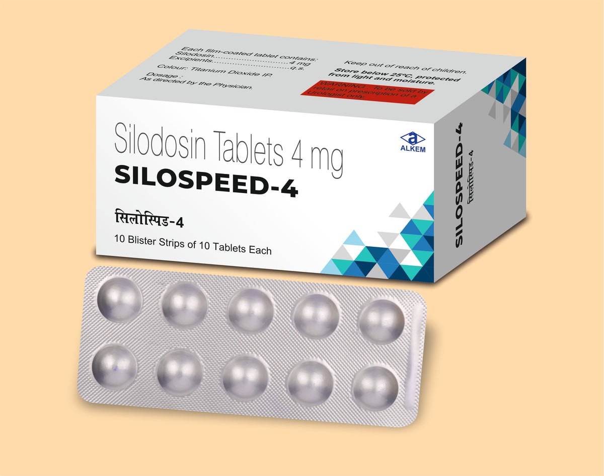 Silospeed-4 Tablets (10'S) (10'S) Silodosin 4 Mg By Alkem1