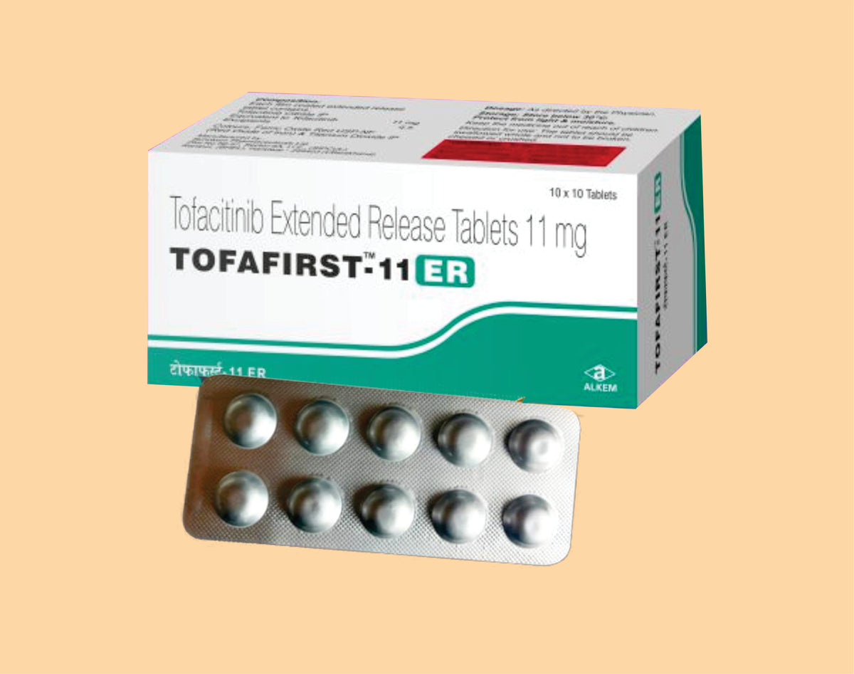 TOFAFIRST - 11 ER TABLETS (10'S) (10'S) Tofacitinib 11 Mg Extended Release Tablet by Alkem1
