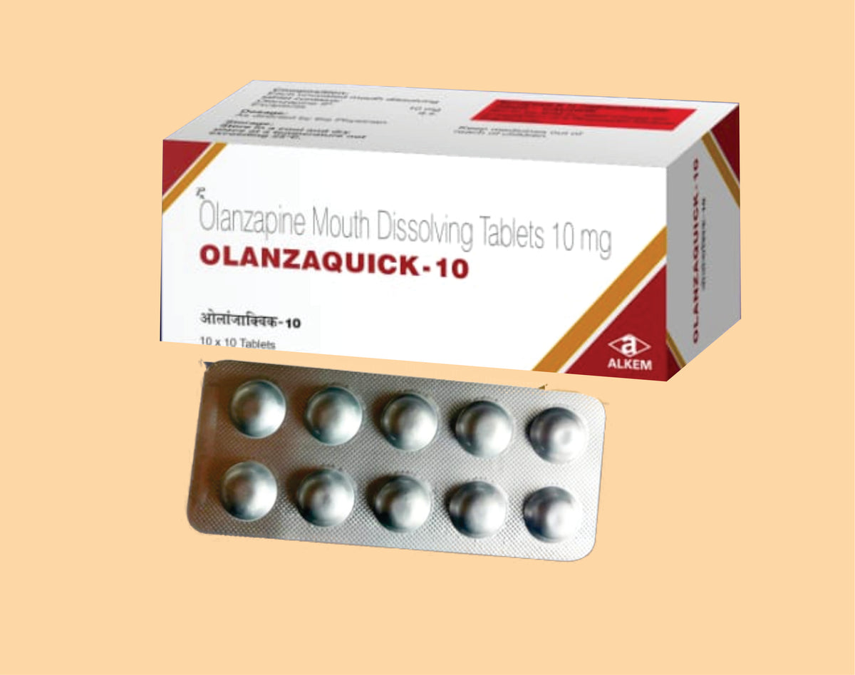 OLANZAQUICK-10 TABLETS (10'S) (10'S) Olanzapine 10 Mg by Alkem1