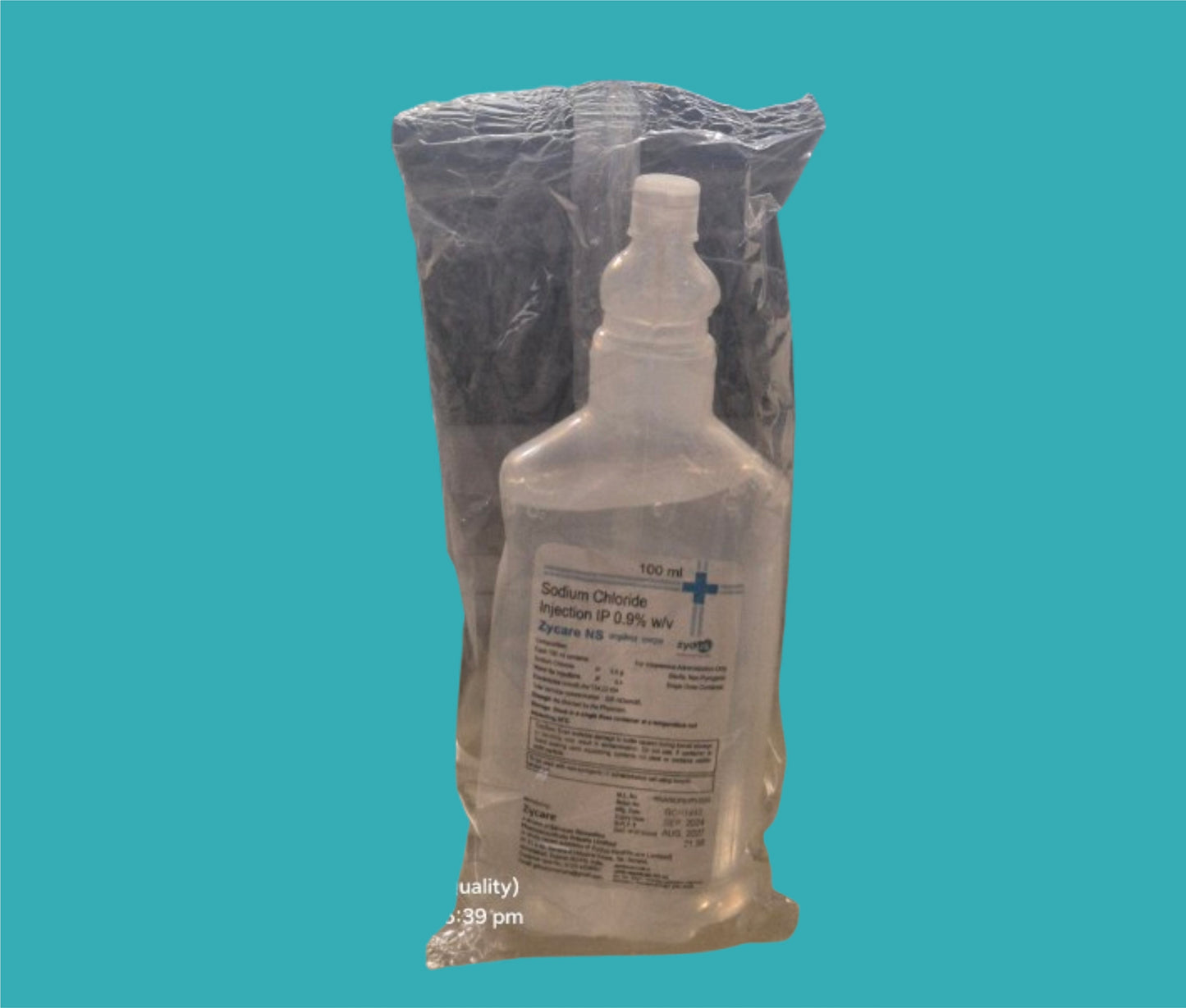 ZYCARE NS 100ml ( Sodium Chloride IP 0.9 gWater for Injection IP q.s. ) by Zydus