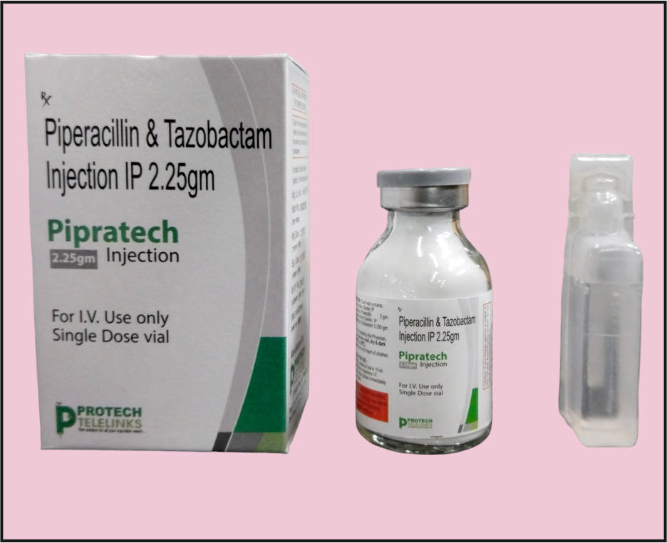 Pipratech-2.25 (20 Ml) Piperacillin 2 G, Tazobactam 250 Mg Inj By Protech