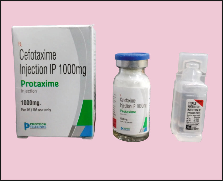 Protaxime 1000 (10 Ml) Cefotaxime 1 G Inj By Protech