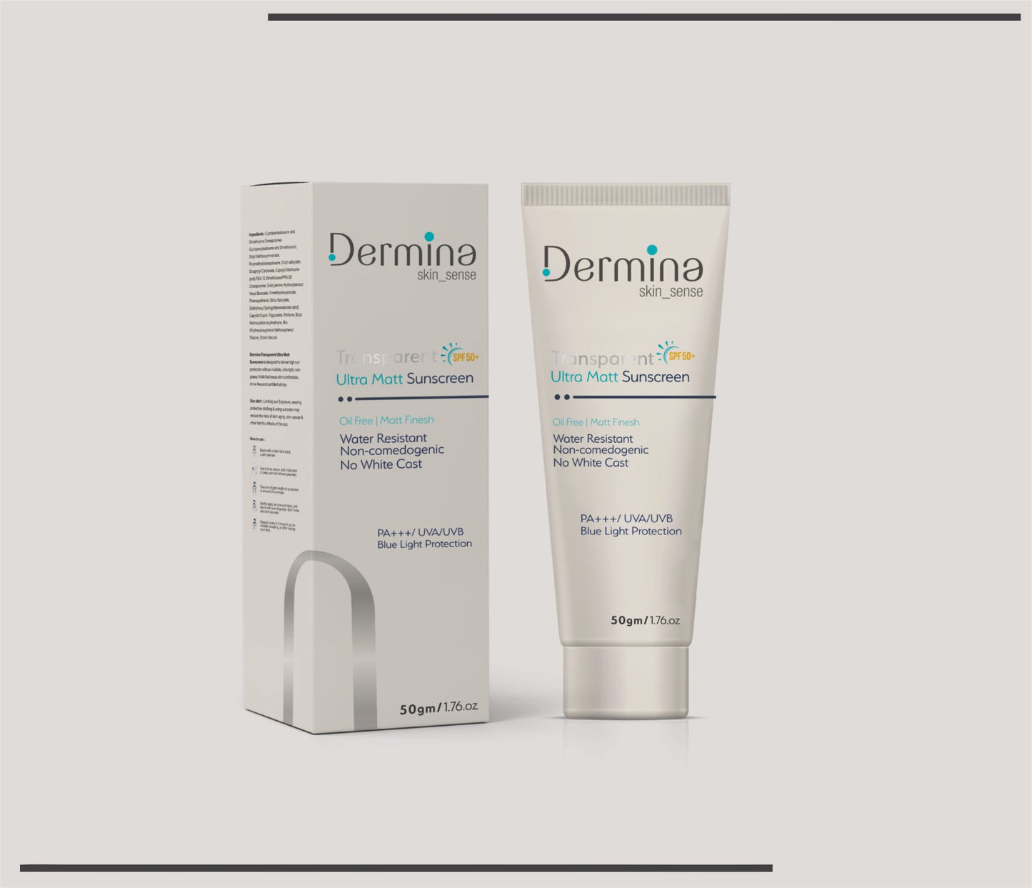 Dermina Transparent Ultra Matt SPF 50