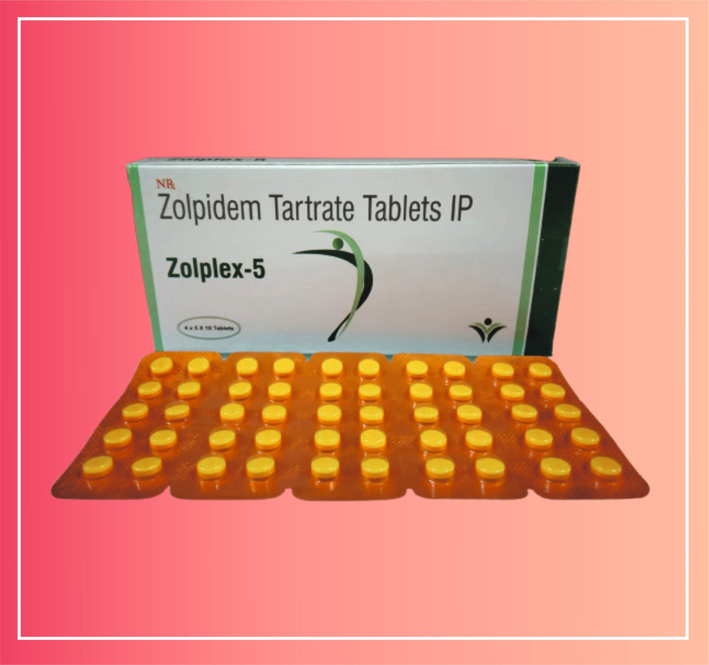 Zolpidem Tartrate 5 {Rate of 10 Tab} by Dellwich