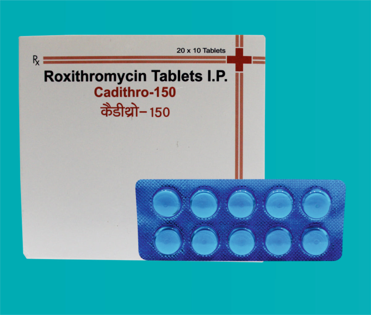Cadithro 150 (20X10)Roxithromycin 150 Mg by Zydus