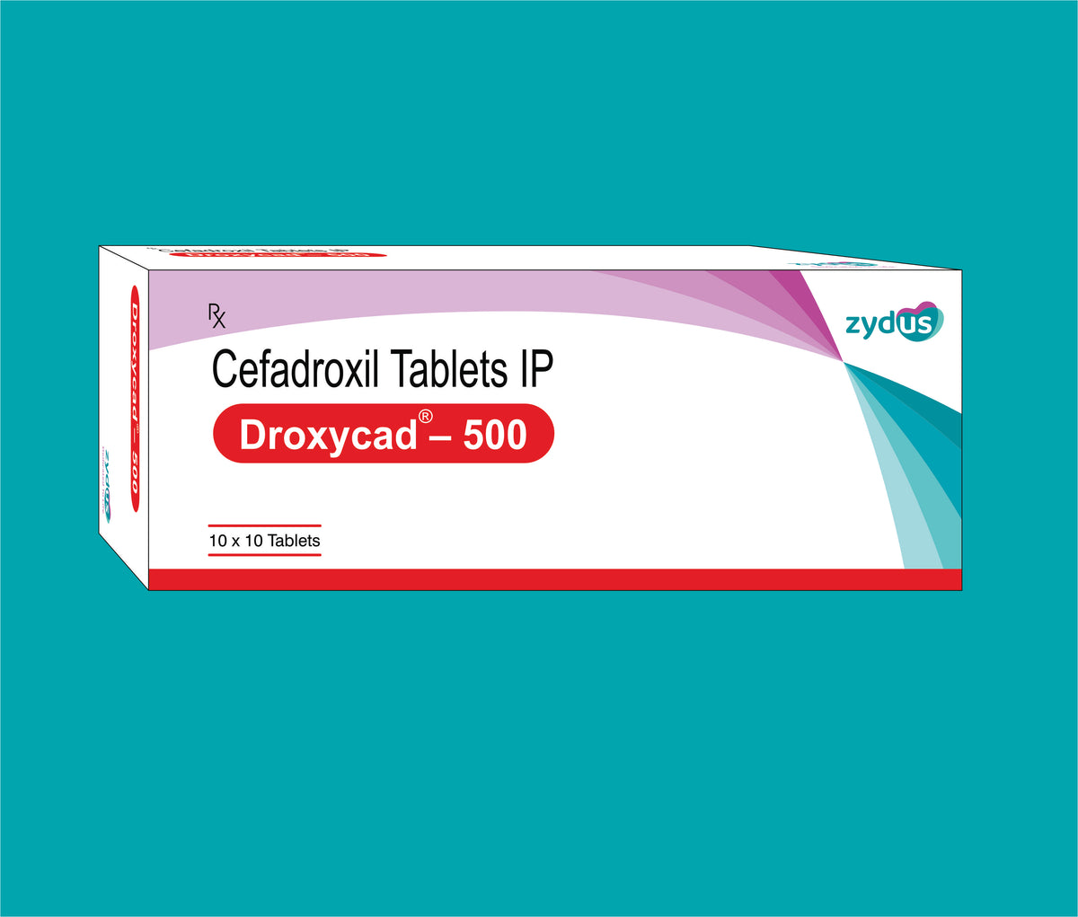 DROXYCAD-500 TAB. (10X10)Cefadroxil 500 Mg by Zydus