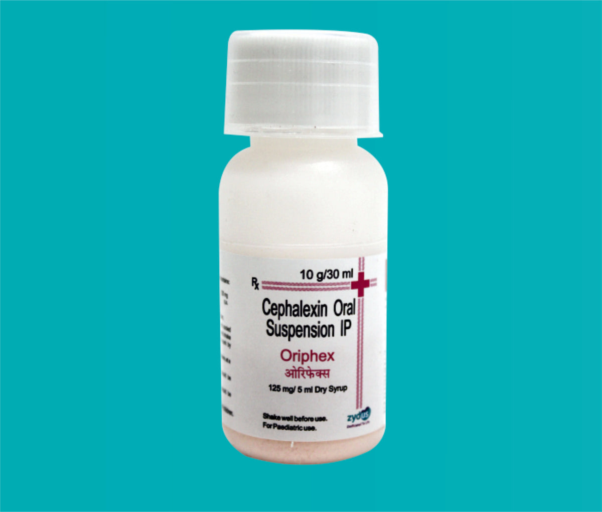 Oriphex Dry Syrup (30ml)Cephalexin 125 Mg by Zydus