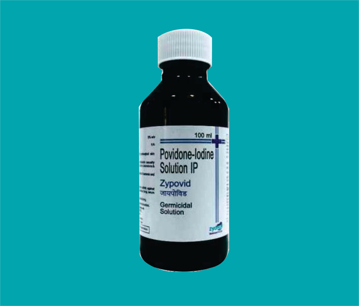 Zypovid
(Povidone- Iodine Solution) (100ml.)Povidone Iodine I.P. ----5 % W/V by Zydus