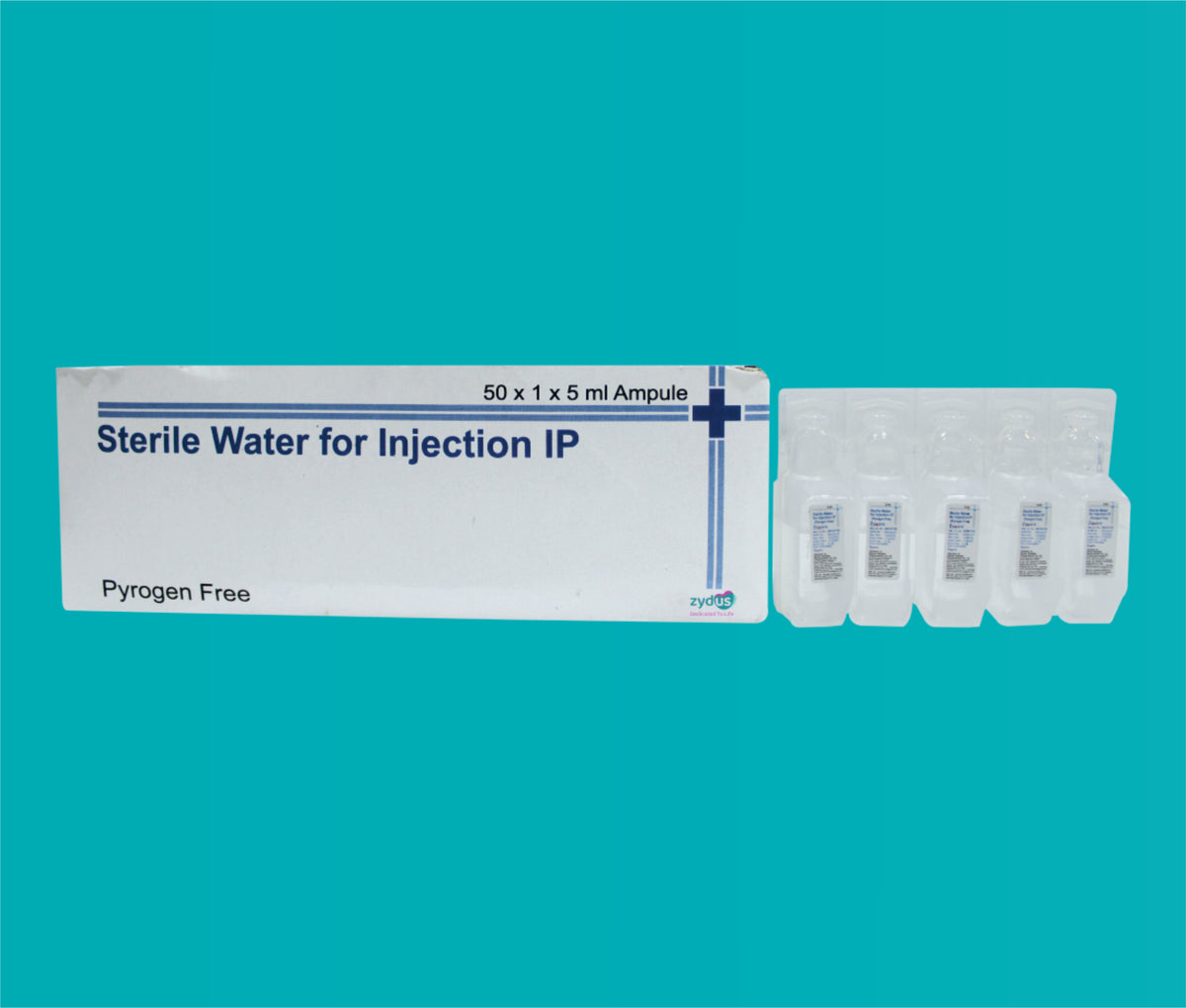 Water For Injection (5ML)Water For Injection 5 Ml. by Zydus