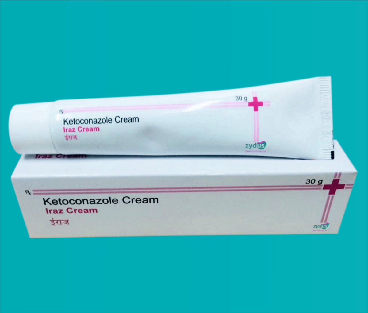 Iraz Cream 30 gm
(25 Units in a box) (30gm)Ketoconazole 2% by Zydus