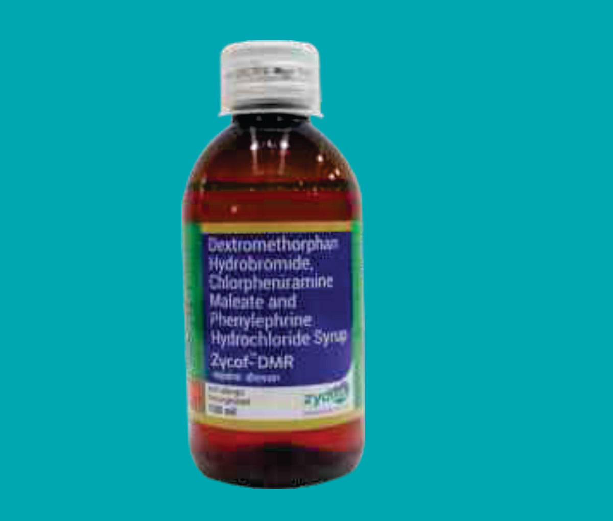 Zycof- DMR Syp (100ml.)Dextromethorphan 10 Mg + Chlorpheniramine 2 Mg + Phenylephrine 5 Mg by Zydus