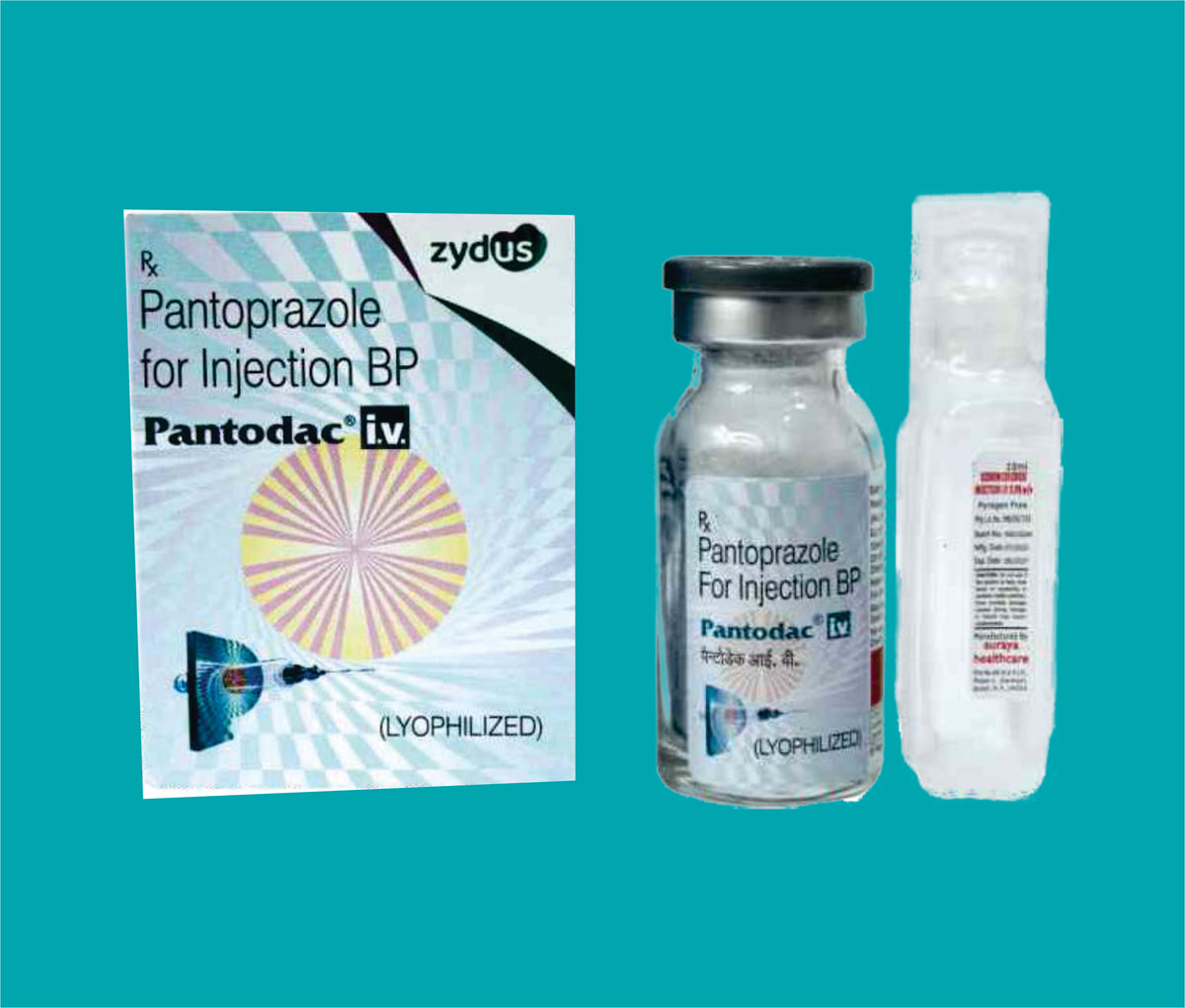 Pantodac-IV Lyophilised Injection (with Sodium Chloride) (1Vial)Pantoprazole 40 Mg by Zydus