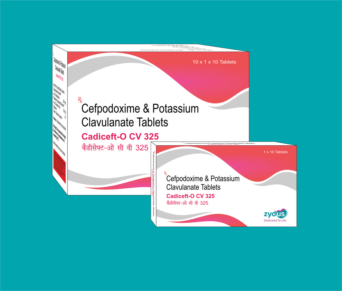 CADICEFT-O CV 325 Tablet (10X1X10)Cefpodoxime 200 Mg + Clavulanic Acid 125 Mg by Zydus