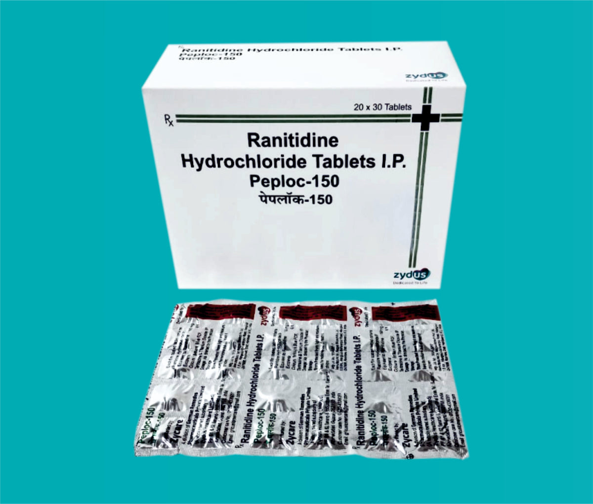 Peploc- 150 Tablet (60x10)Ranitidine 150 Mg by Zydus