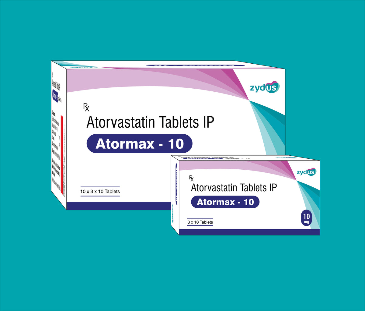 Atormax 10 (10X3X10)Atorvastatin 10 Mg by Zydus