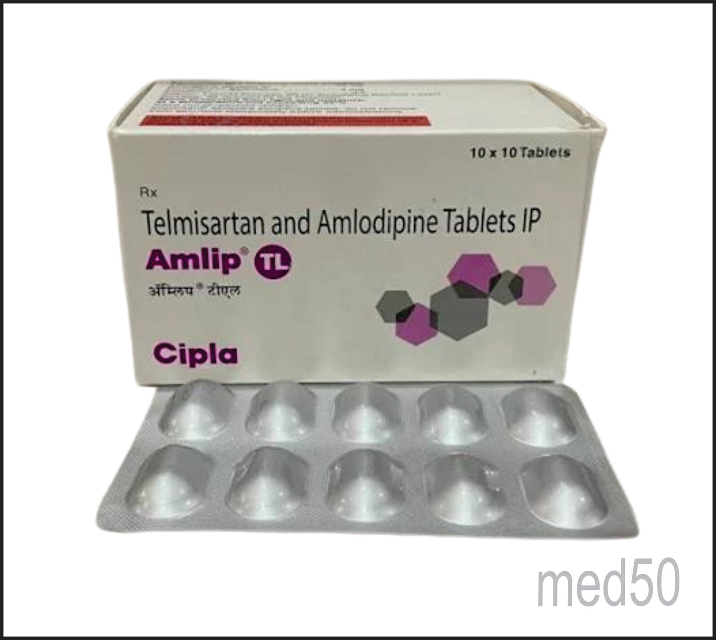 AMLIP TL TAB (Amlodipine 5 mg + Telmisartan 40 mg)