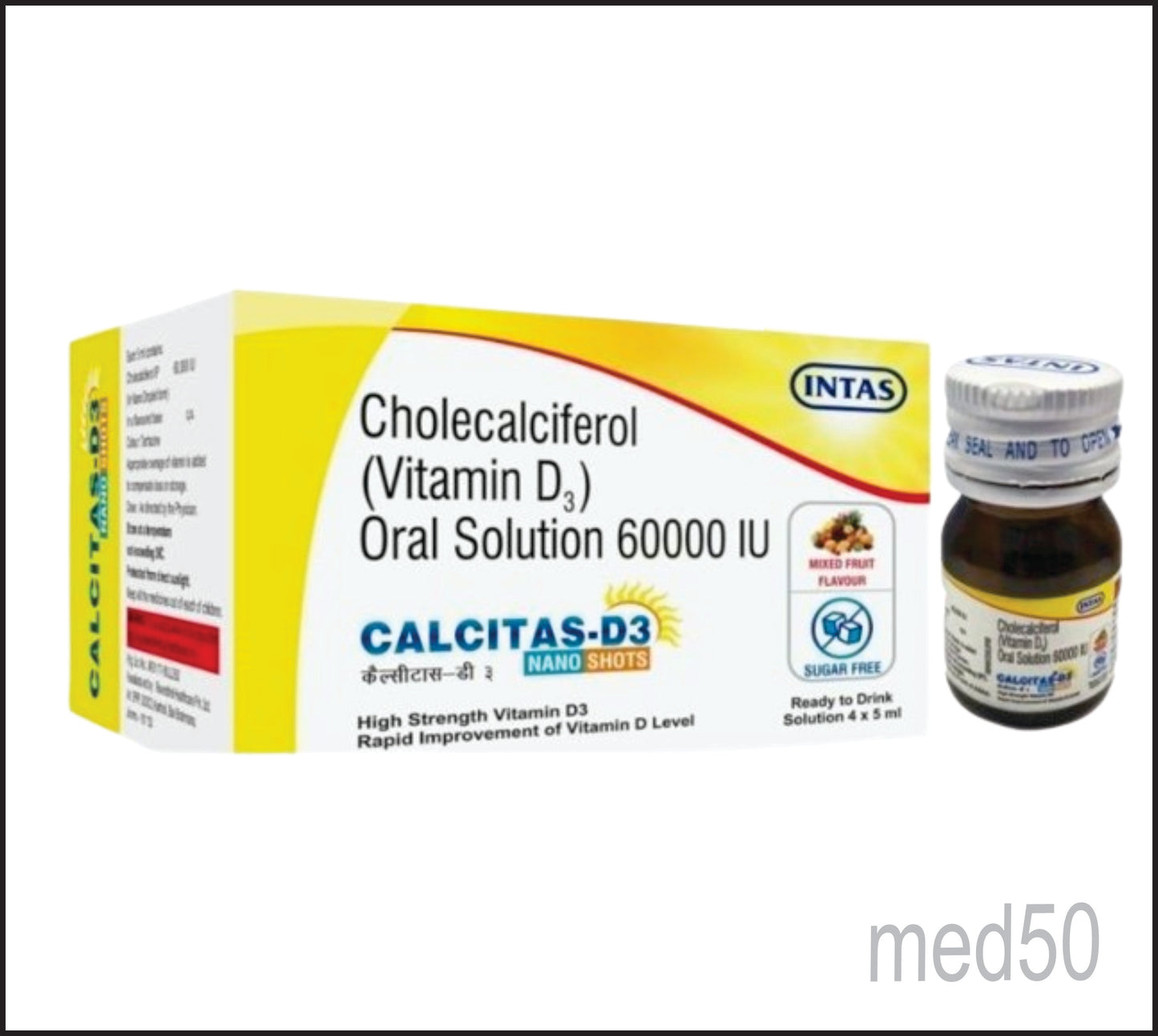 Calcitas D3 Nano (Cholecalciferol 60000 IU)