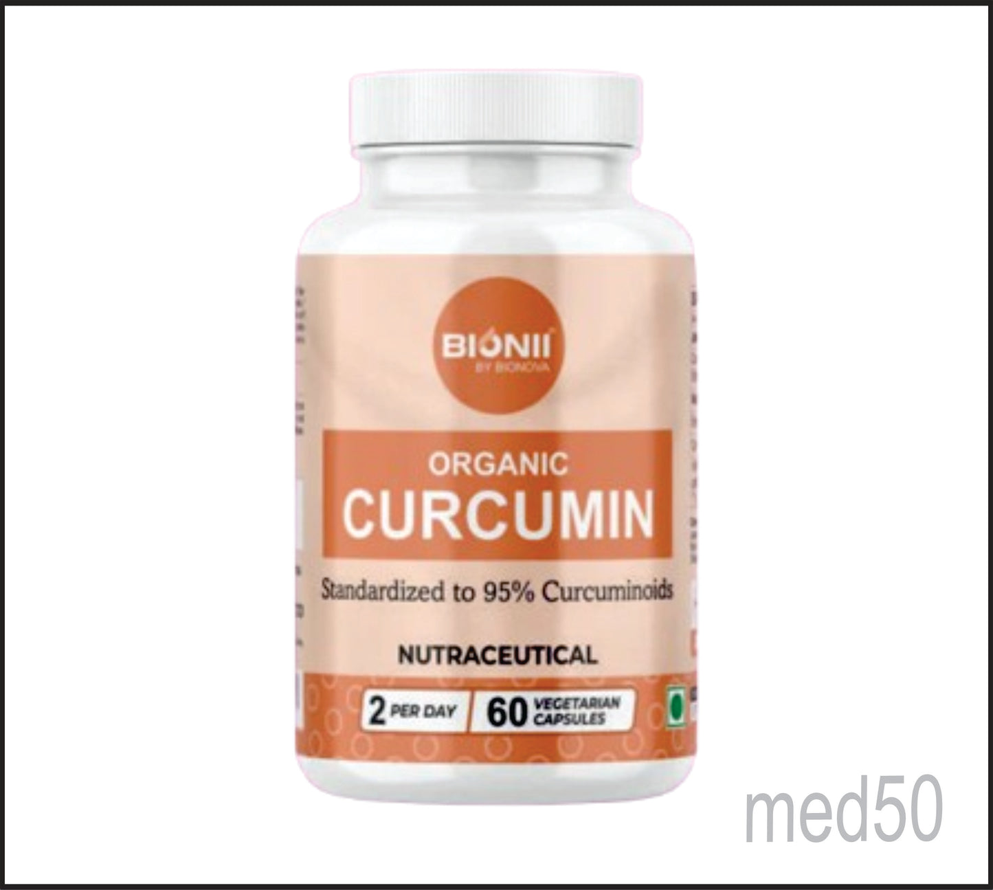 ORGANIC CURCUMIN CAPS (Curcuma Longa Root-500 mg)