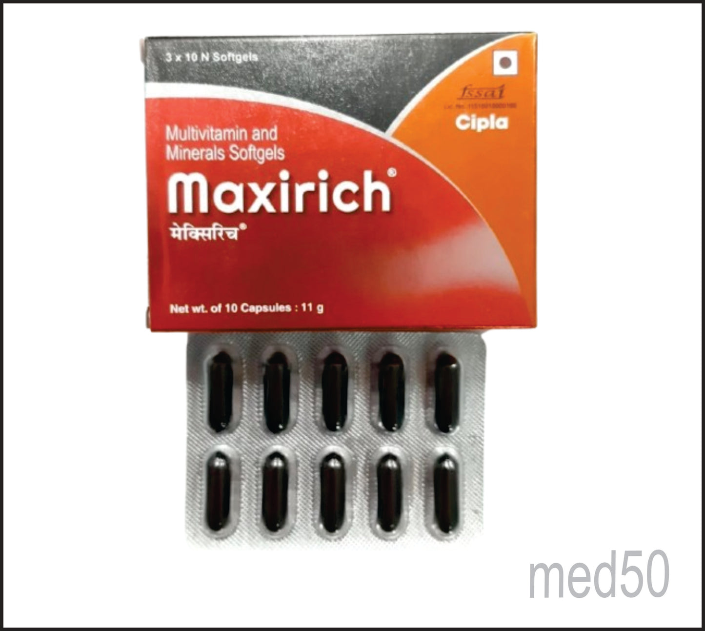 Maxirich Daily Multivitamin Softgel Capsules