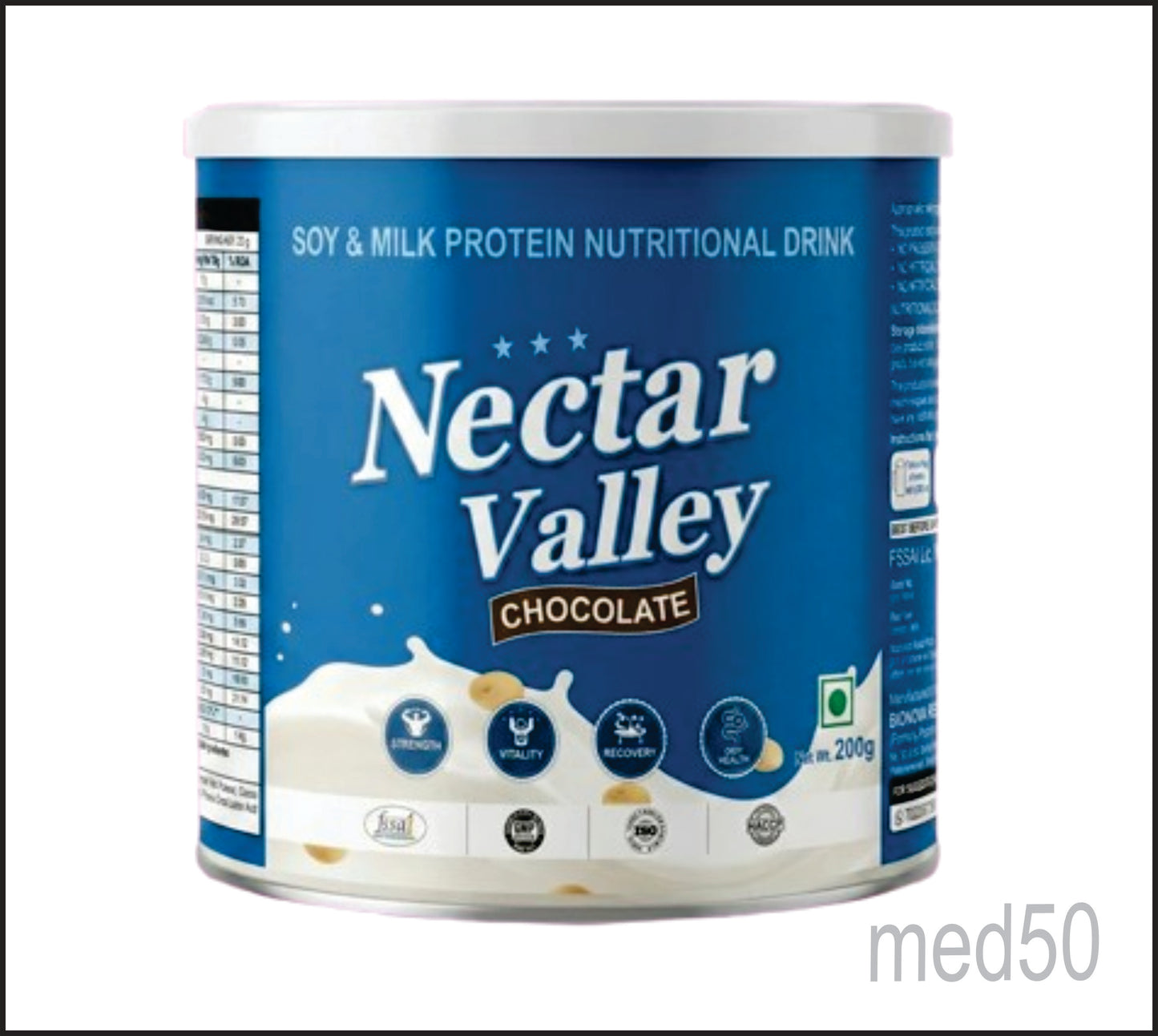 NECTAR VALLEY KIDS (CHOCOLATE) 200 g (Protein, Vitamins & Minerals with Amino Acid, Fiber & Probiotic)