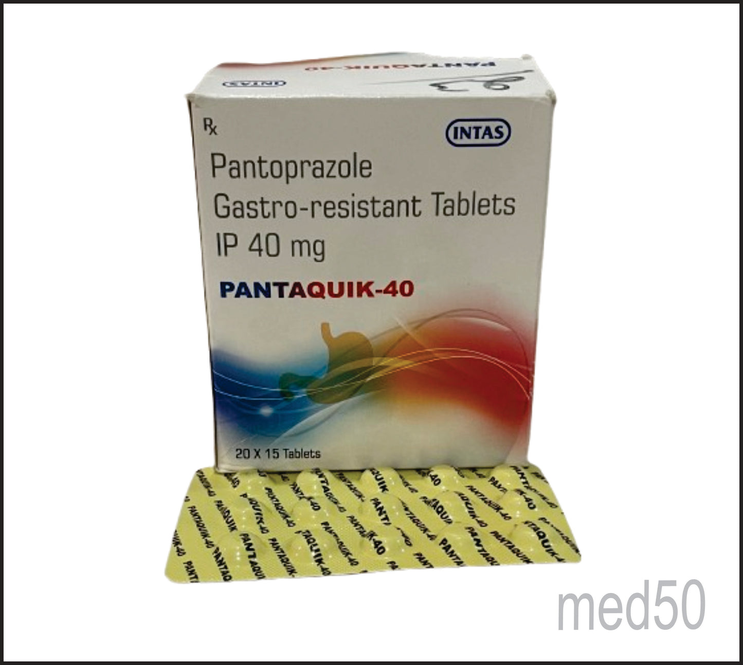 Pantaquik 40 Tab (Pantoprazole 40 mg)