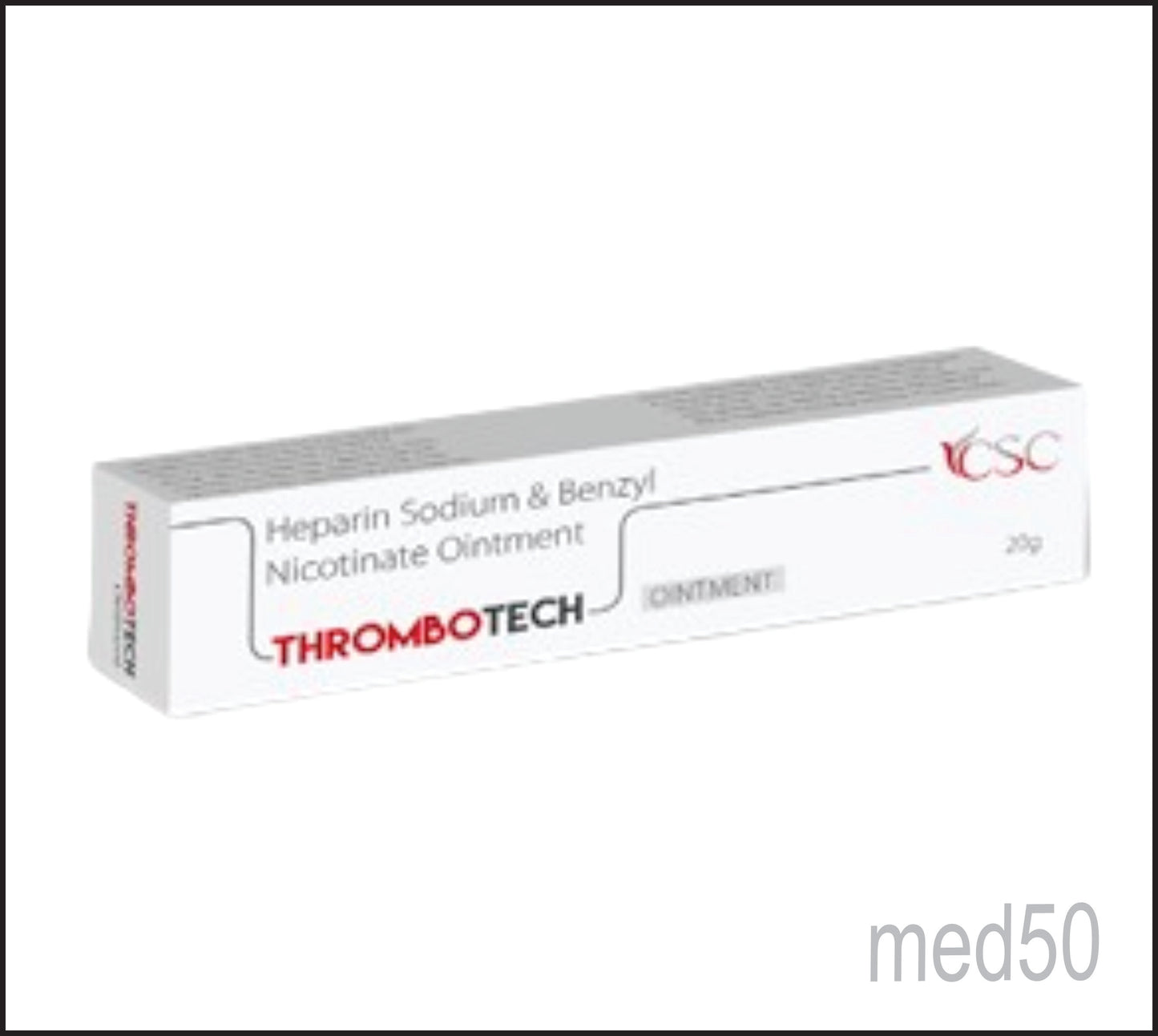 Thrombotech Ointment (Heparian Sodium + Benzyl Nicotinate)