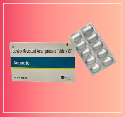 Acamprosate Calcium 333 {Rate of 10 Tab} by Dellwich