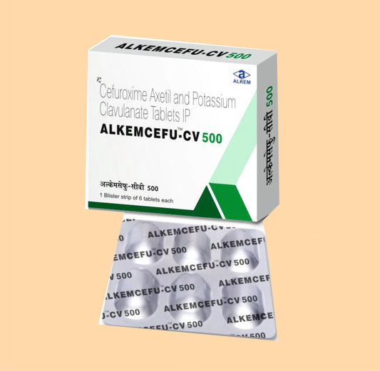 Alkemcefu - Cv 500 Tablets ( Cefuroxime 500 Mg ) By Alkem