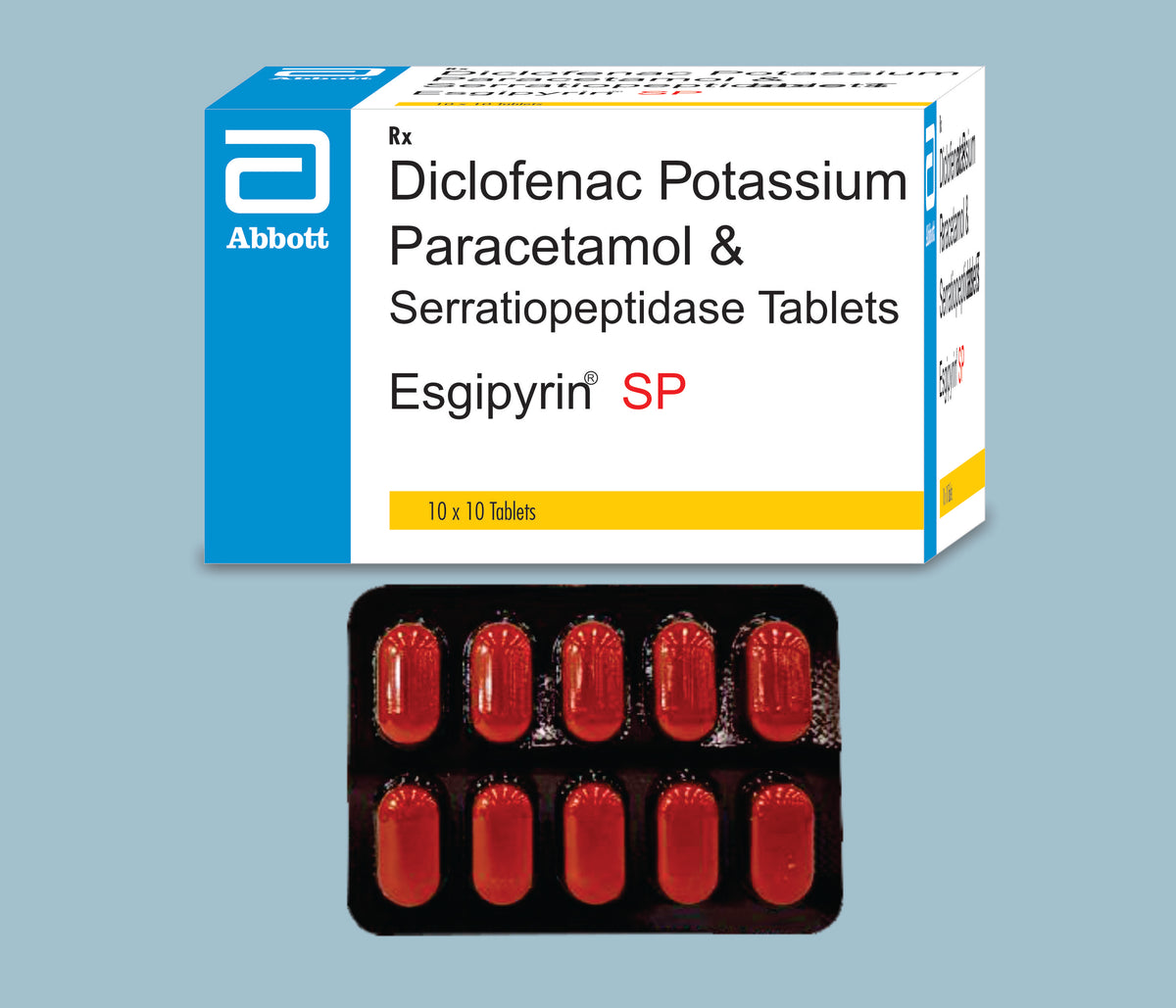 Esgipyrin Insta Gel 30g (200x30gm) Diclofenac Sodium 1.0% w/w, Linoleic Acid 3.0% w/w, Methyl Salicylate 10.0% w/w, Capsaicin 0.025% w/w Gel by Abbott