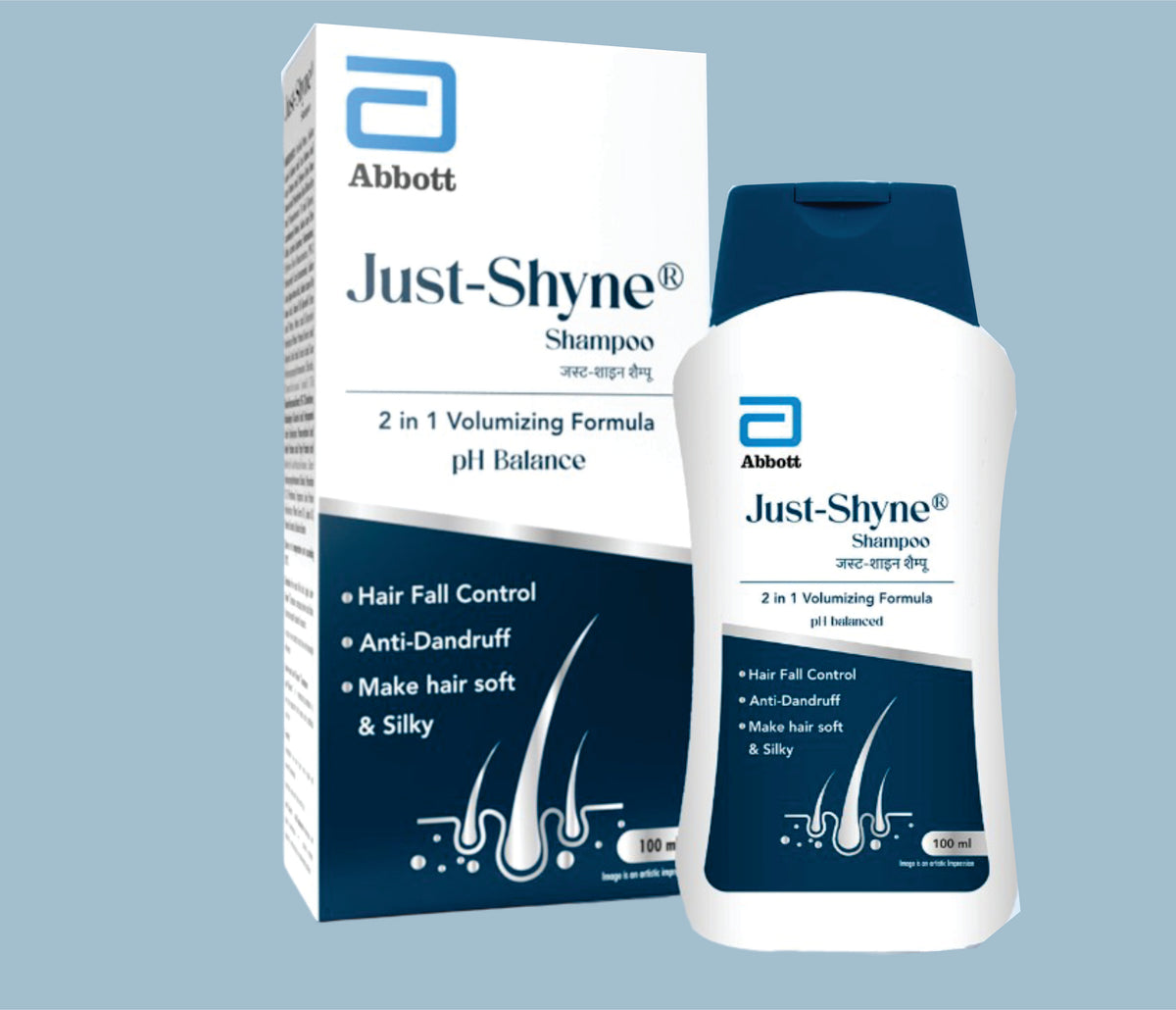 Just-Shyne Shampoo (12x5x100ml) Sodium Laureth Sulphate, Coco Betaine, D-Panthenol, Wheat Germ Oil, Jojoba Oil, Vitamin E Acetate Shampoo by Abbott