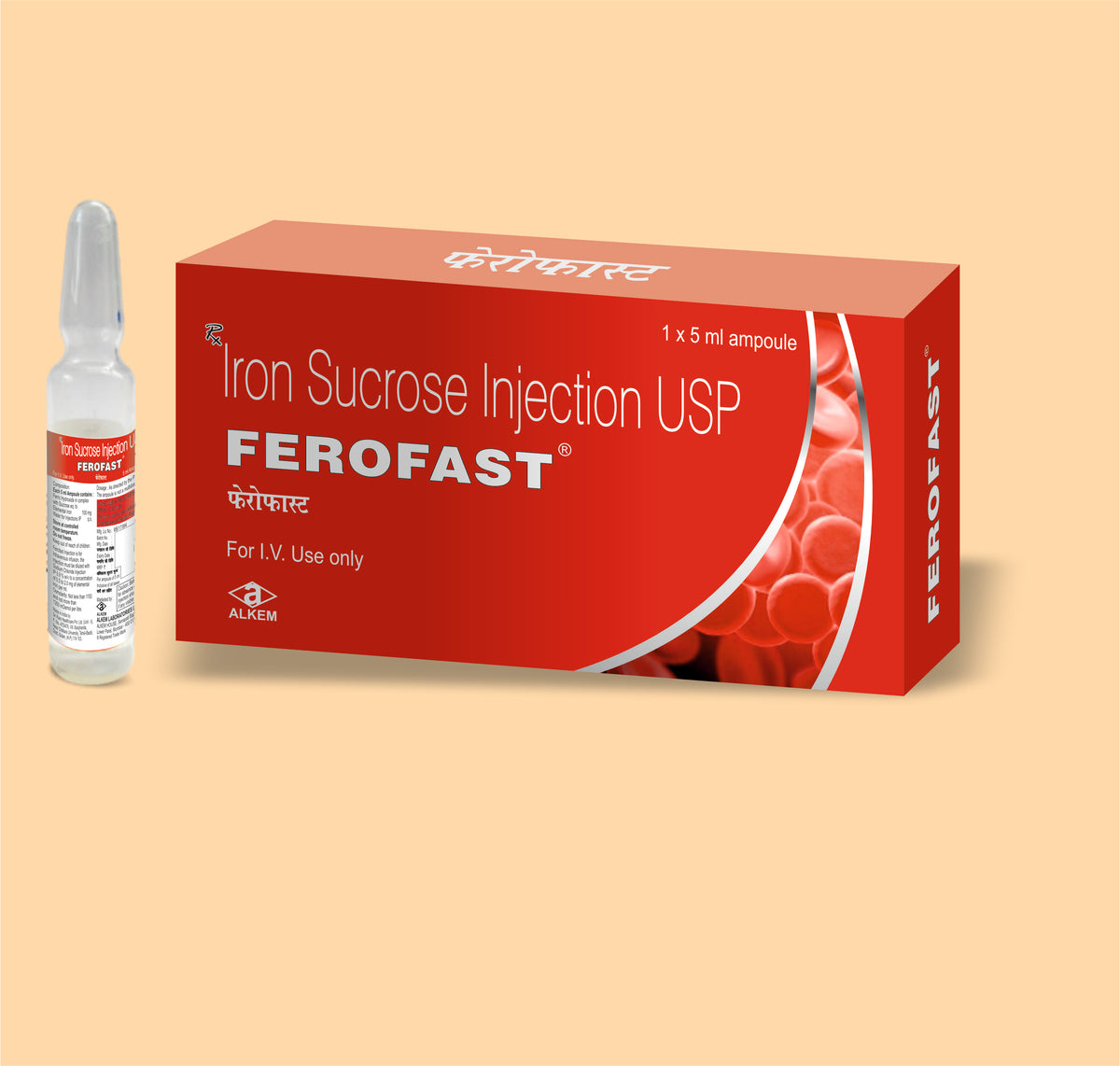 Ferofast Inj (5Ml) (5Ml) Iron Sucrose By Alkem