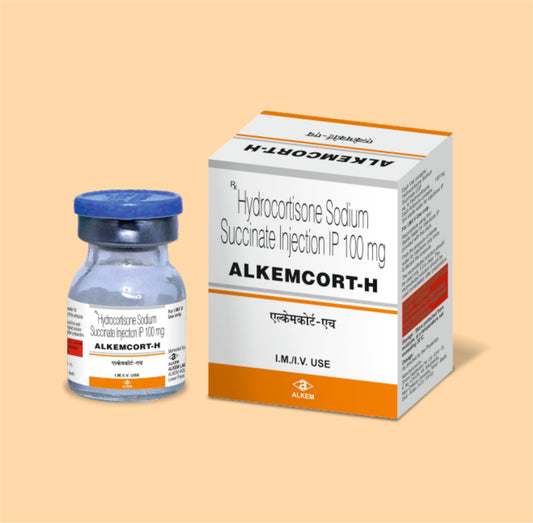 Alkemcort-H (7.5Ml) (7.5 Ml Vial) Hydrocortisone Sodium Succinate 100 Mg By Alkem