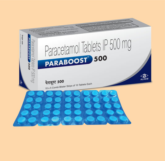 Paraboost-500 Tablets (10'S) (10'S) Paracetamol 500 Mg By Alkem