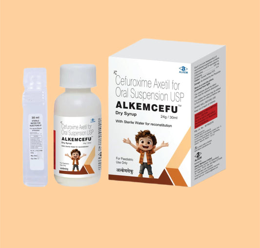 Alkemcefu Dry Syrup (30 Ml) Cefuroxime 125 Mg By Alkem