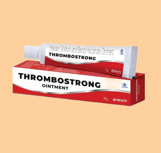 Thrombostrong Ointment (20 Gm) Heparin Sodium + Benzyl Nicotinate By Alkem