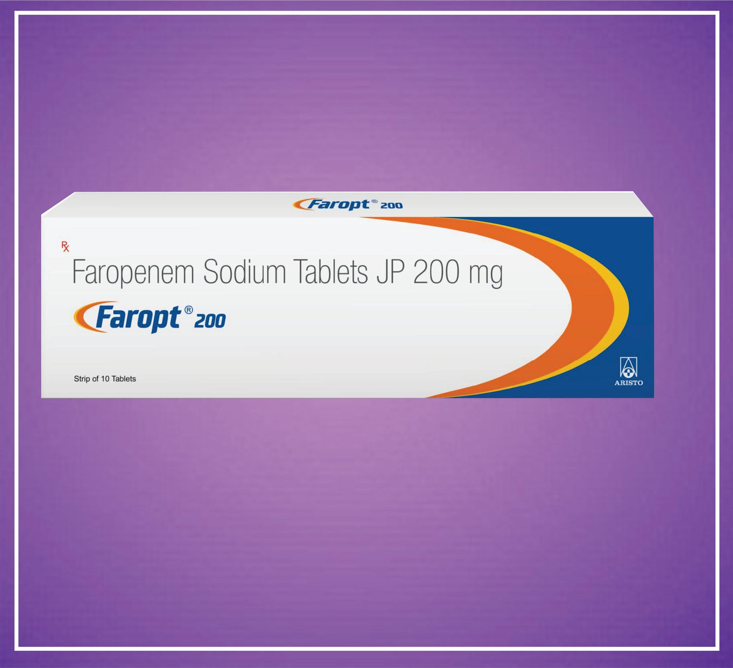 FAROPT 200 mg (Faropenem sodium 200mg Tab)