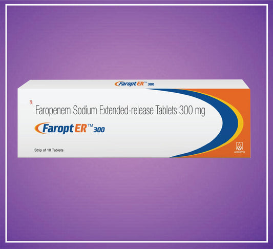 FAROPT 300 mg ER ( Faropenem sodium 300mg ER Tab)