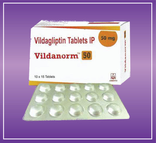 Vildanorm 50 Tab (10x15) Vildagliptin 50mg