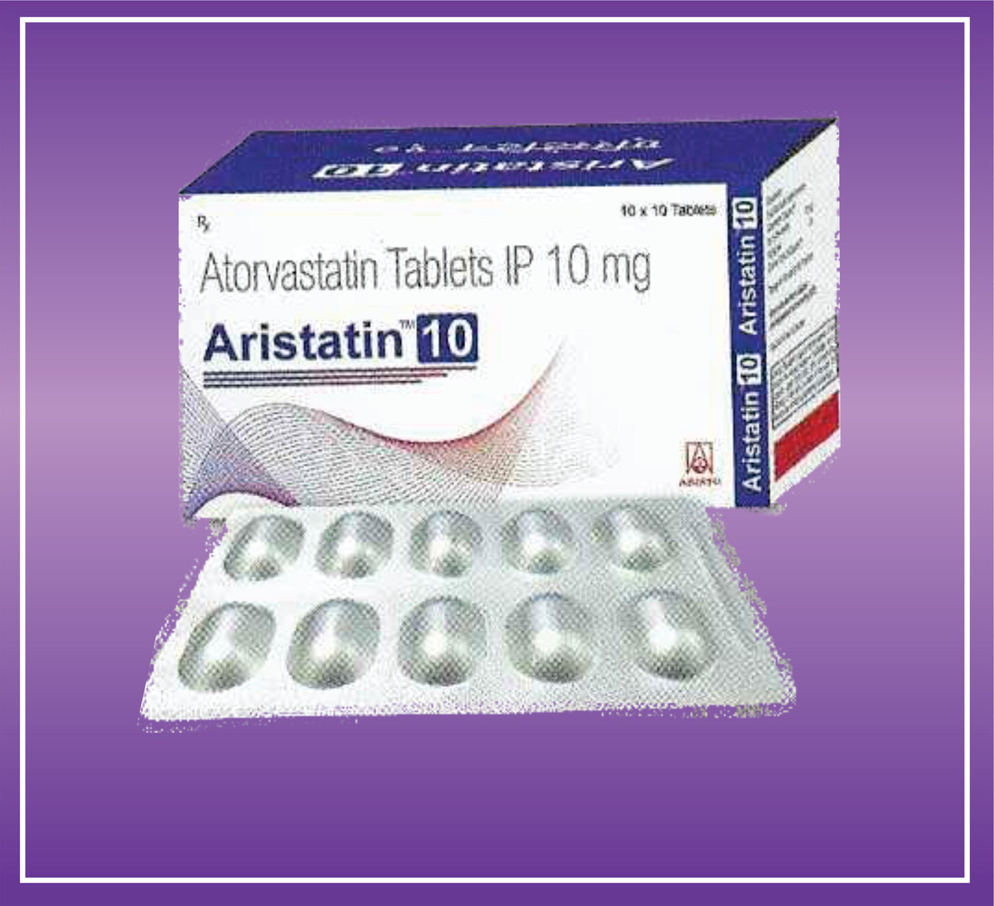 Aristatin 10 (Atorvastatin 10mg)