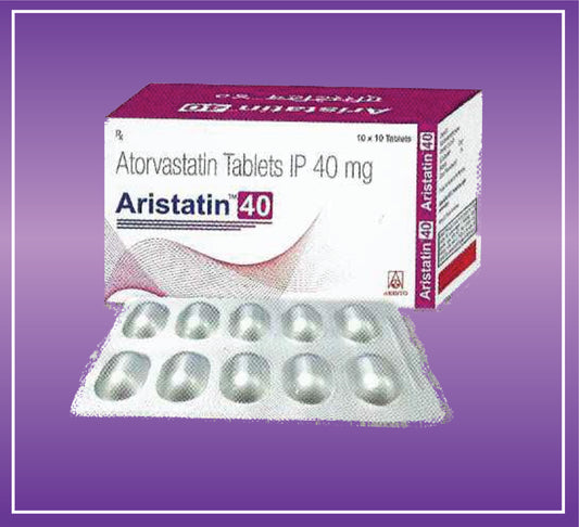 Aristatin 40 Tab (Atorvastatin 40mg)