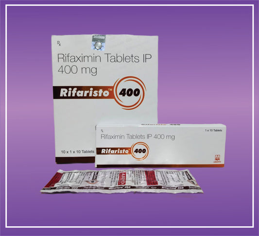 Rifaristo 400 Tab (10x1x10) Rifaximin 400mg