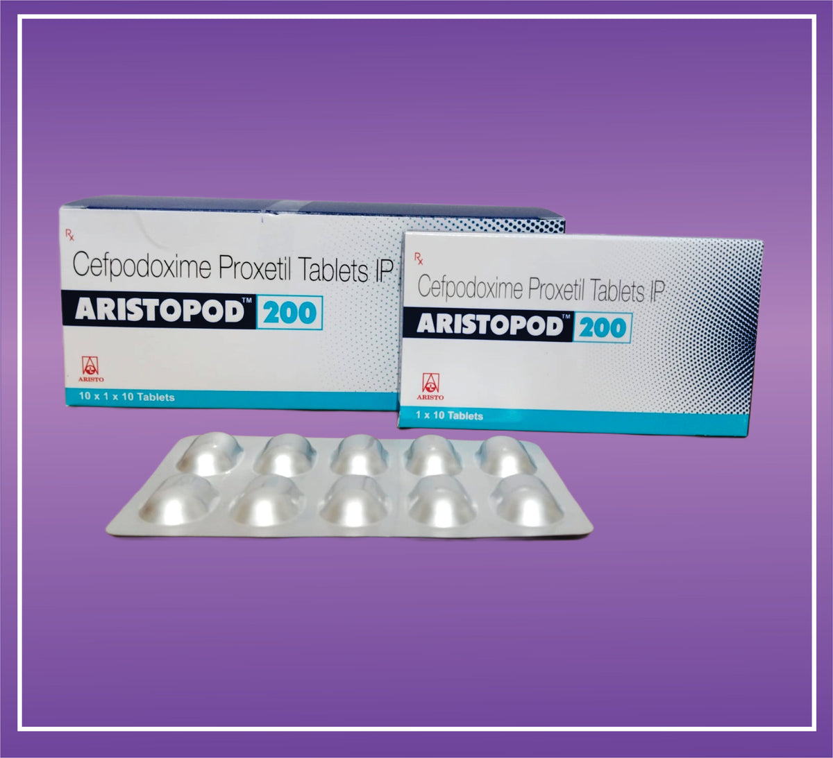Aristopod 200 Tab (10x1x10) Cefpodoxime 200mg by Aristo