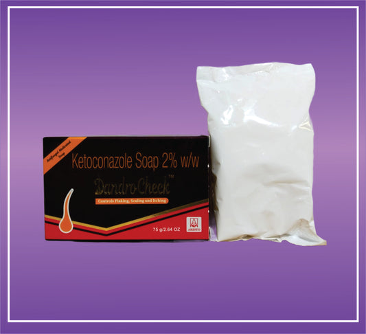 DandroCheck Soap (75gm) Ketoconazole 2% w/w