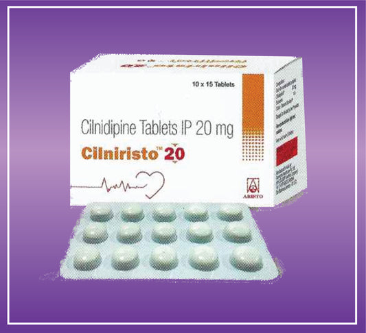 Cilniristo 20 Tab (10x15) Cilnidipine 20mg