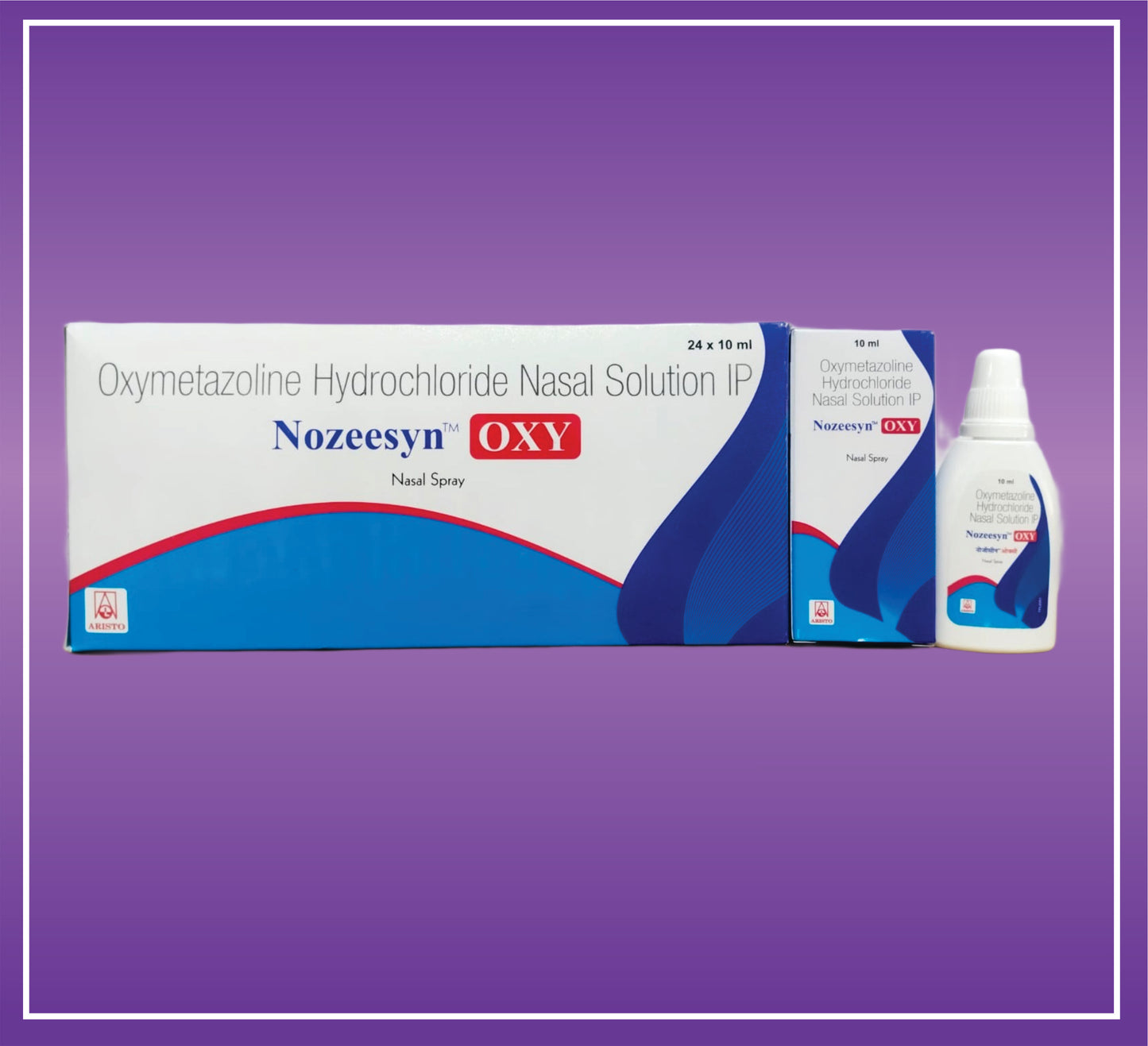 Nozeesyn-Oxy Nasal Spray (10Ml) Oxymetazoline Hydrochloride 0.05% W/V
