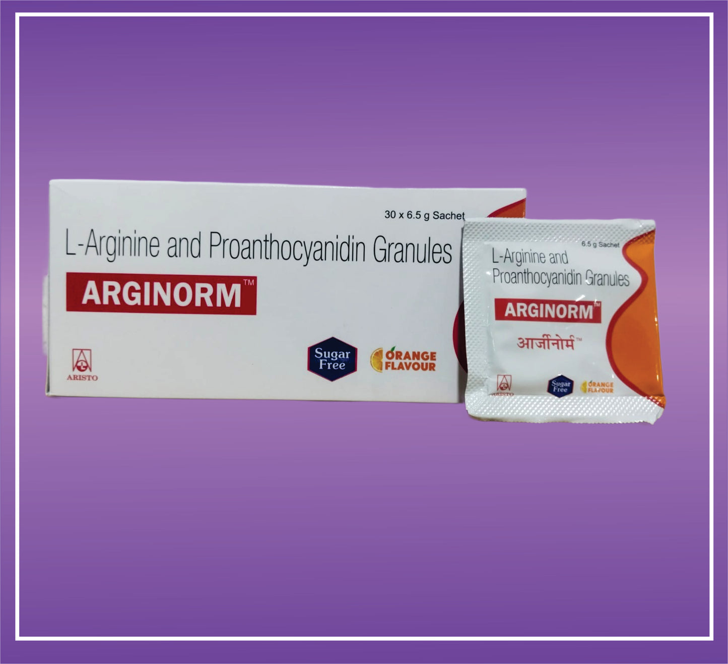 Arginorm Sachet (L-Arginine & Proanthocyanidin Granules)