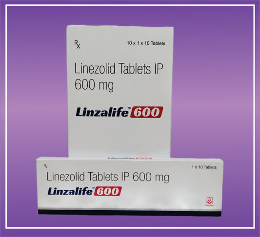 Linzalife 600 Tab (10x10) Linezolid 600mg Tab