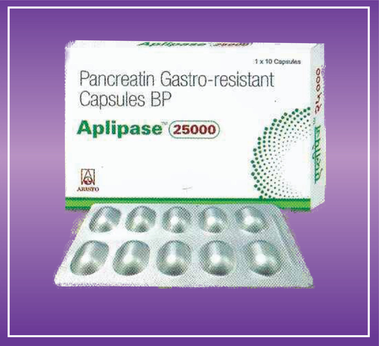 Aplipase 25000 Cap (Pancreatin 300mg)