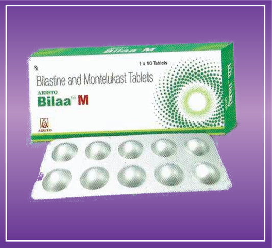 Aristo Bilaa-M Tab (10x1x10) Bilastine 20mg + Montelukast 10mg